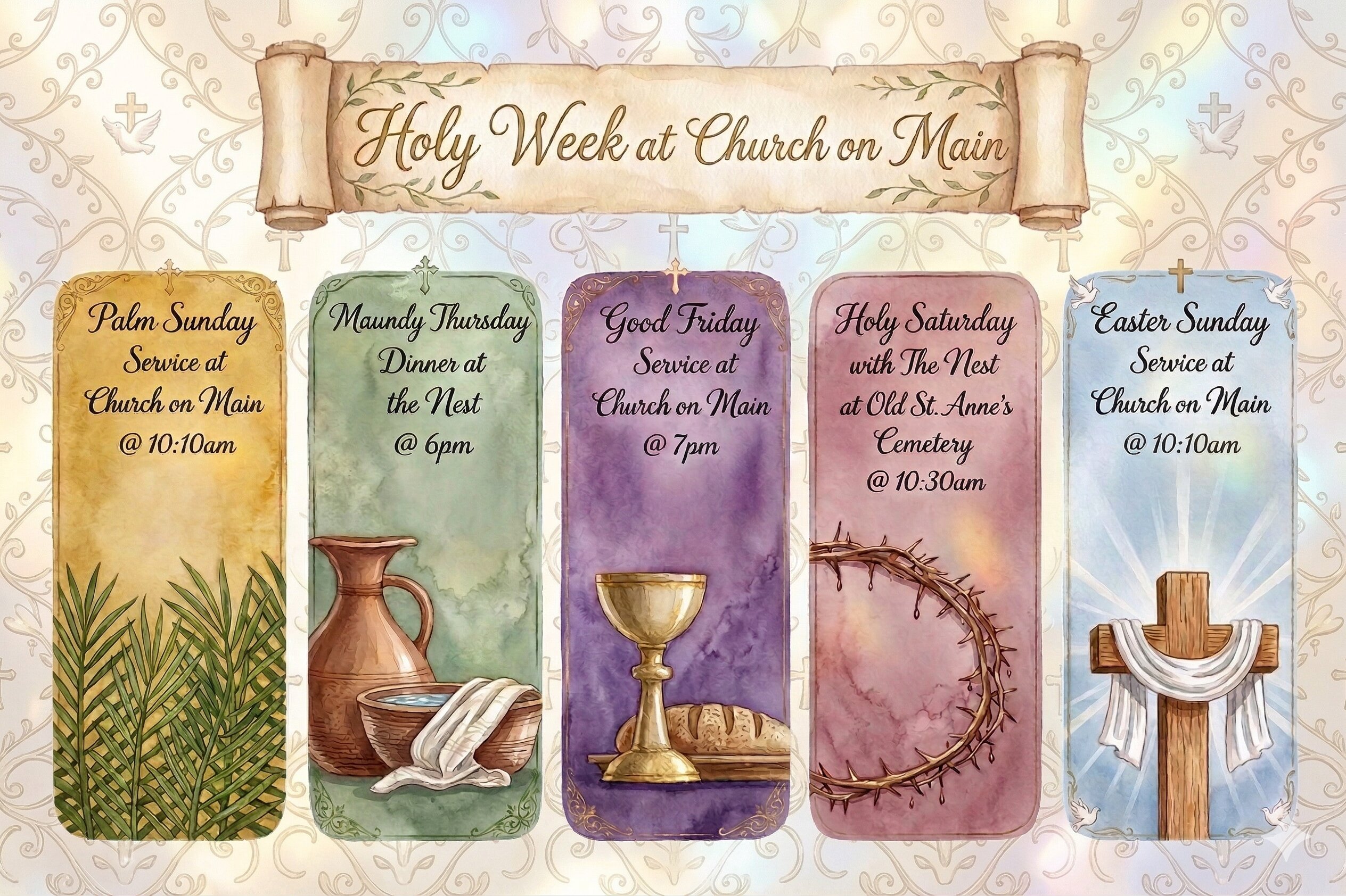 Holy Week Schedule